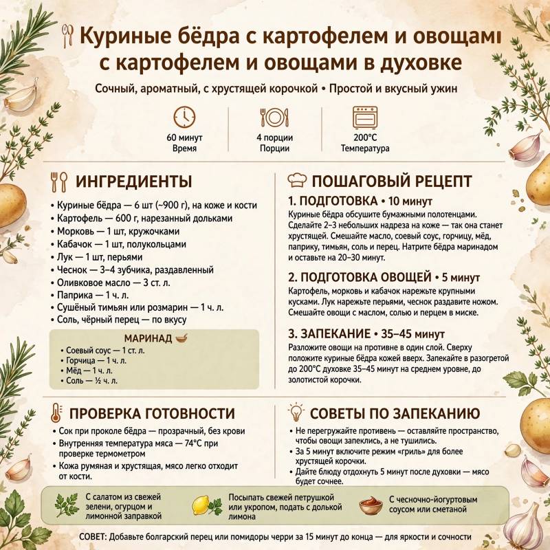 Блюдо в духовке без лишних хлопот: пошаговый рецепт и идеи подачи