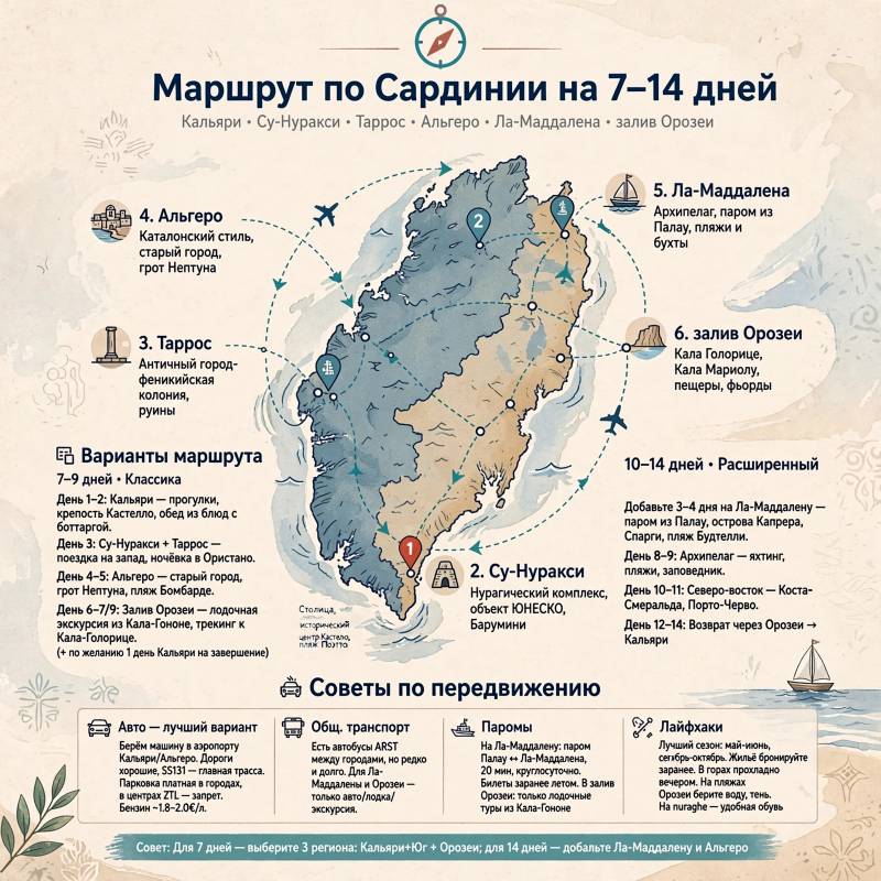 Что посмотреть в Сардинии: маршрут по острову и главные достопримечательности