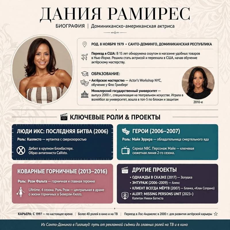Дания Рамирес: биография, главные роли и путь в кино