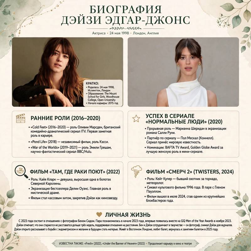 Дэйзи Эдгар-Джонс: биография, личная жизнь и путь к большой известности