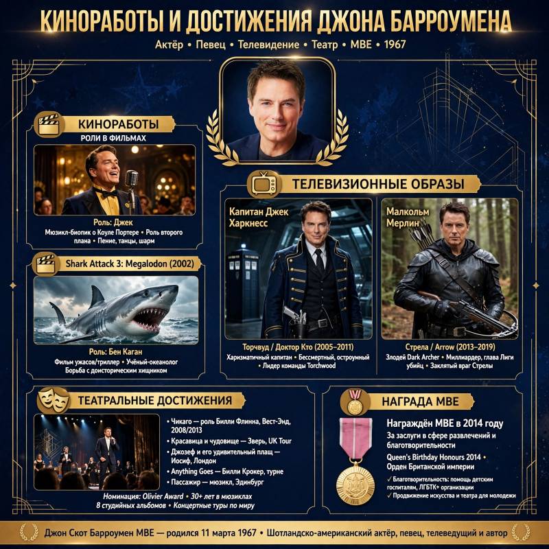 Джон Барроумен в кино: заметные роли и экранные достижения