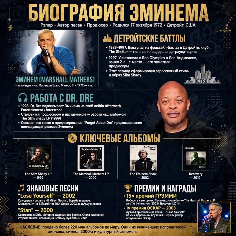 Эминем: биография, песни и достижения рэпера
