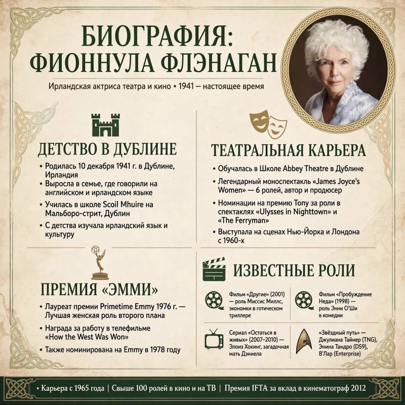 Фионнула Флэнаган: биография, карьера и личная жизнь ирландской актрисы