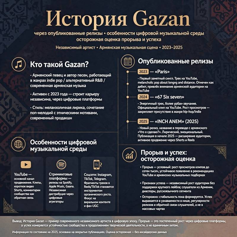 Gazan: история артиста, релизы и путь к успеху