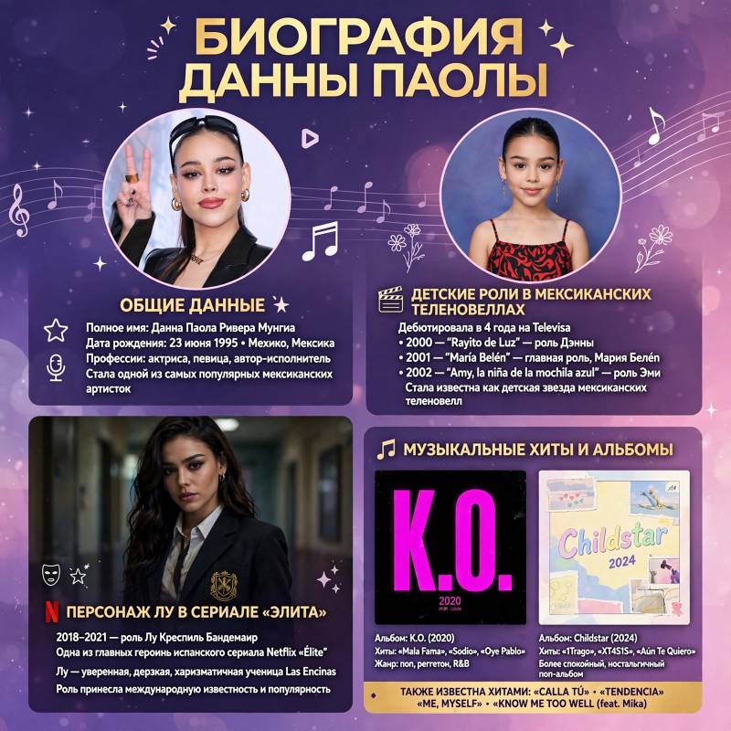 Как Данна Паола стала звездой: биография, музыка и международный успех