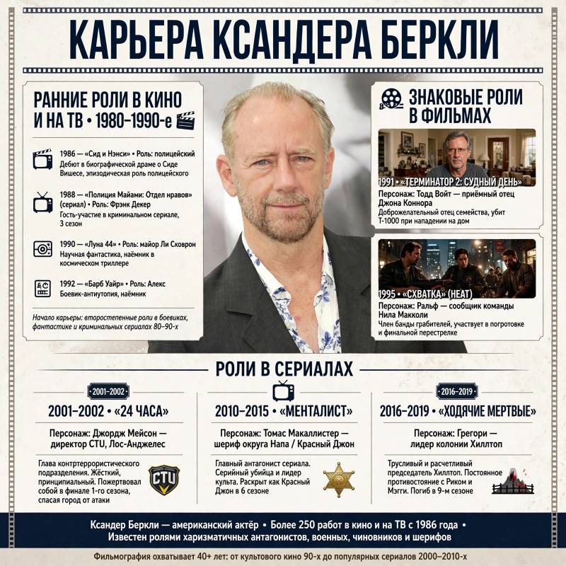 Карьера Ксандера Беркли: от первых ролей до известных проектов