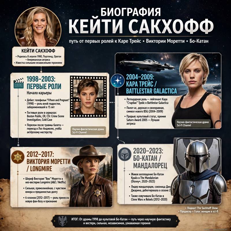 Кейти Сакхофф: главные роли и путь в кино