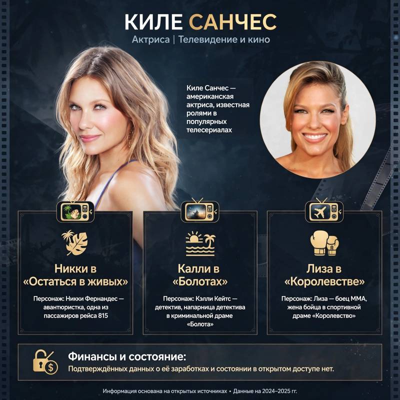 Киле Санчес: путь актрисы от «Остаться в живых» до «Королевства» и что известно о её заработках
