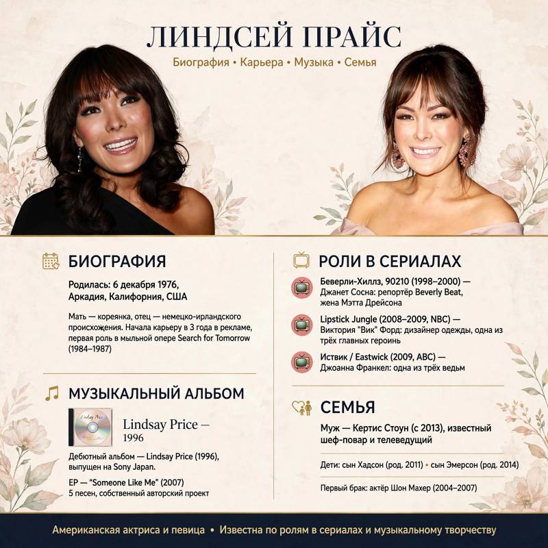 Кто такая Линдсей Прайс: биография и лучшие роли