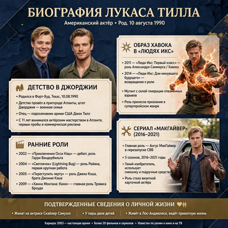Лукас Тилл: биография, главные роли и что известно о личной жизни актера