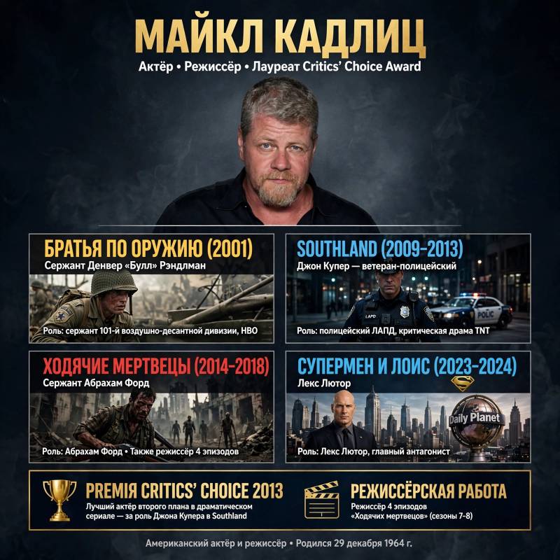 Майкл Кадлиц в кино: заметные роли и достижения