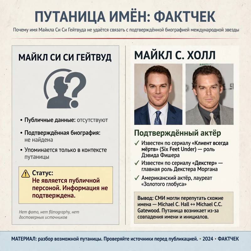 Майкл Си Си Гейтвуд: что известно о человеке за громким именем