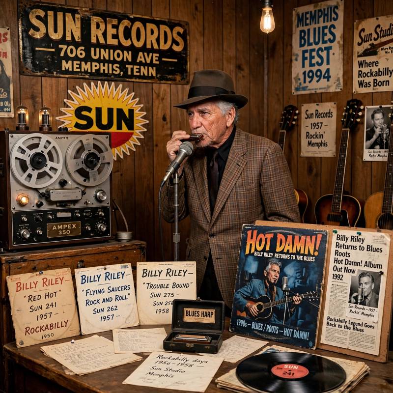 Музыкальная карьера Билли Райли: «Red Hot», годы на Sun Records и возвращение к блюзу