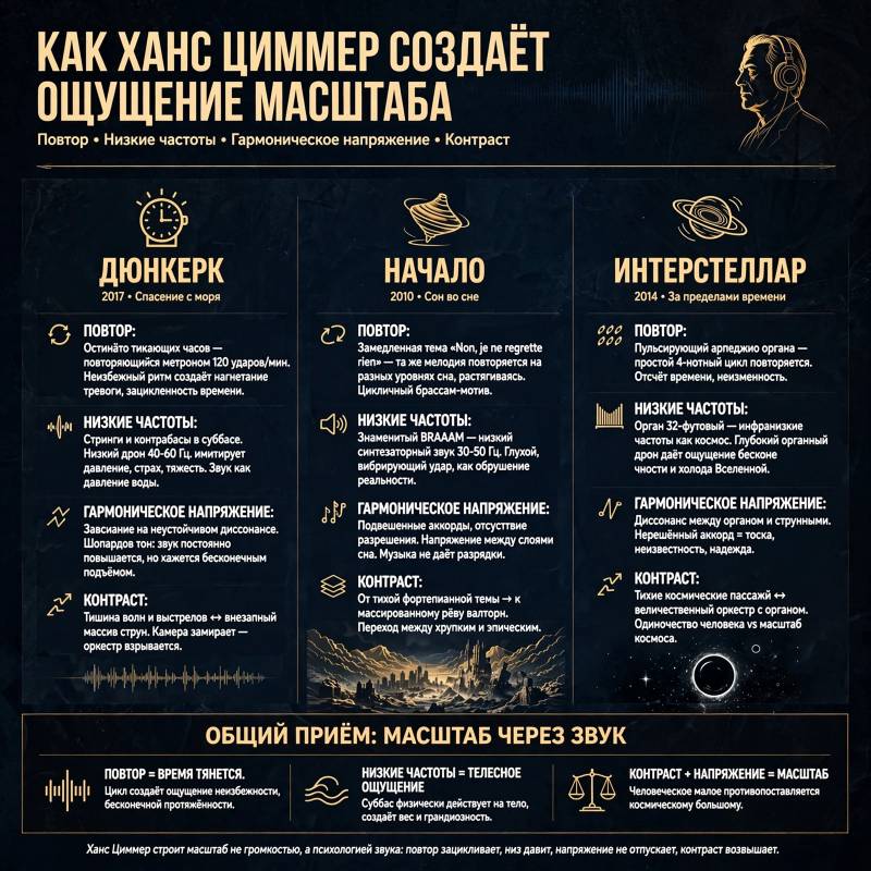 Музыкальный гипноз: как Ханс Циммер заставляет поверить в масштаб происходящего