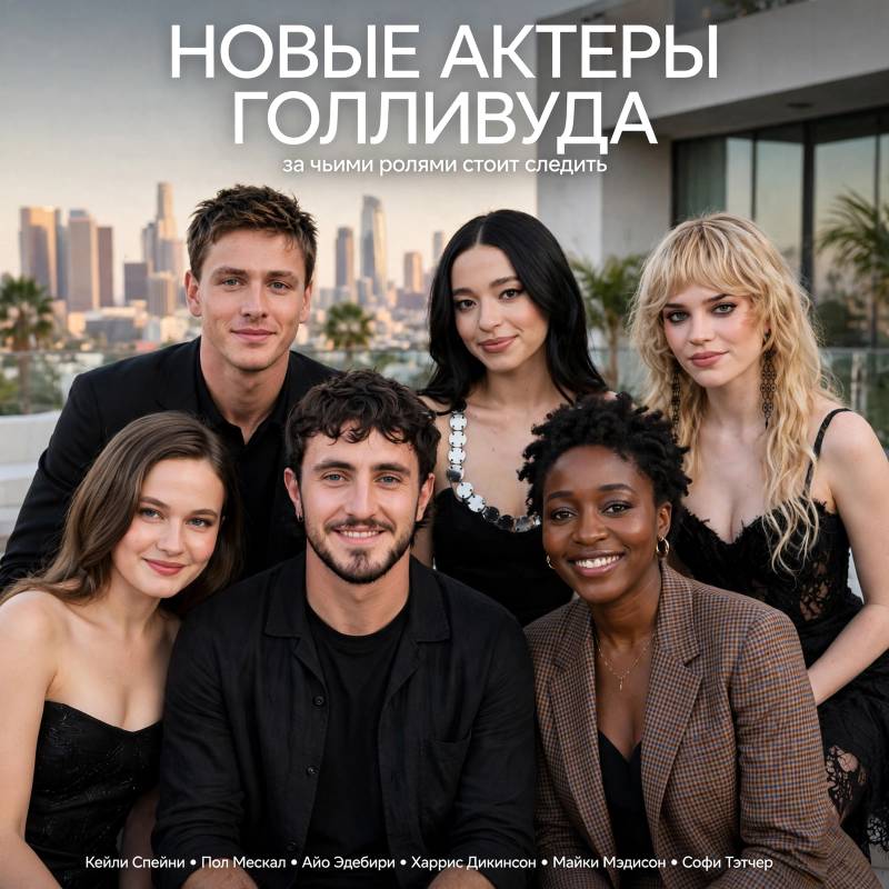 Новые актеры — будущие звезды Голливуда: кто уже привлекает внимание