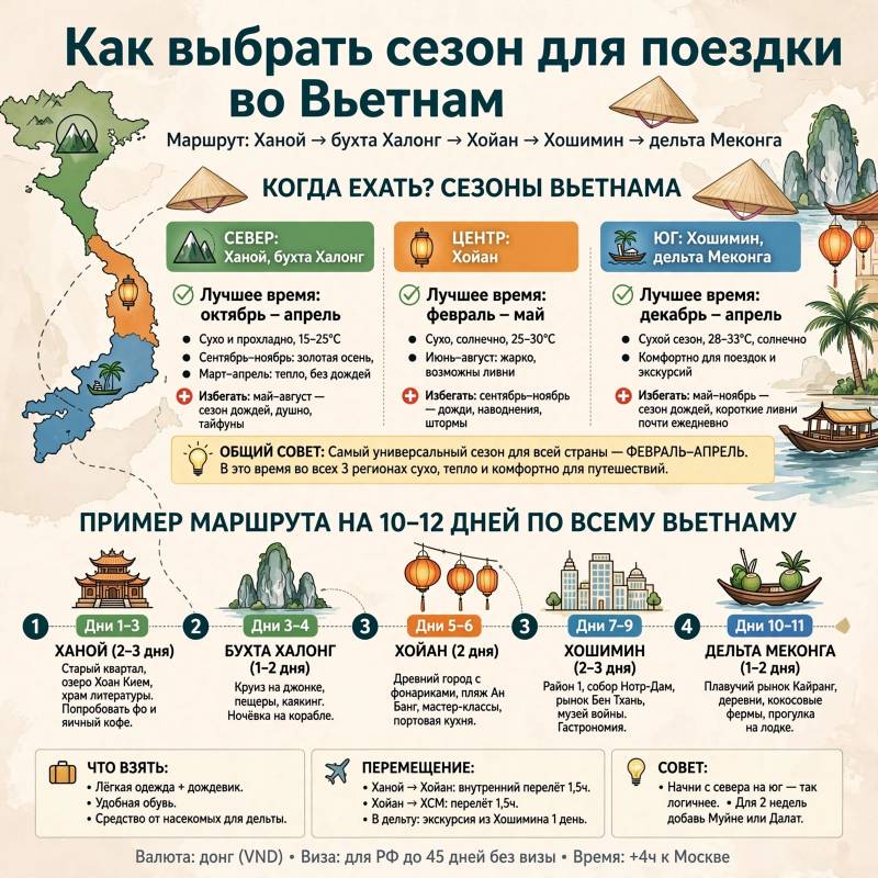 Поездка во Вьетнам: когда ехать и как составить маршрут