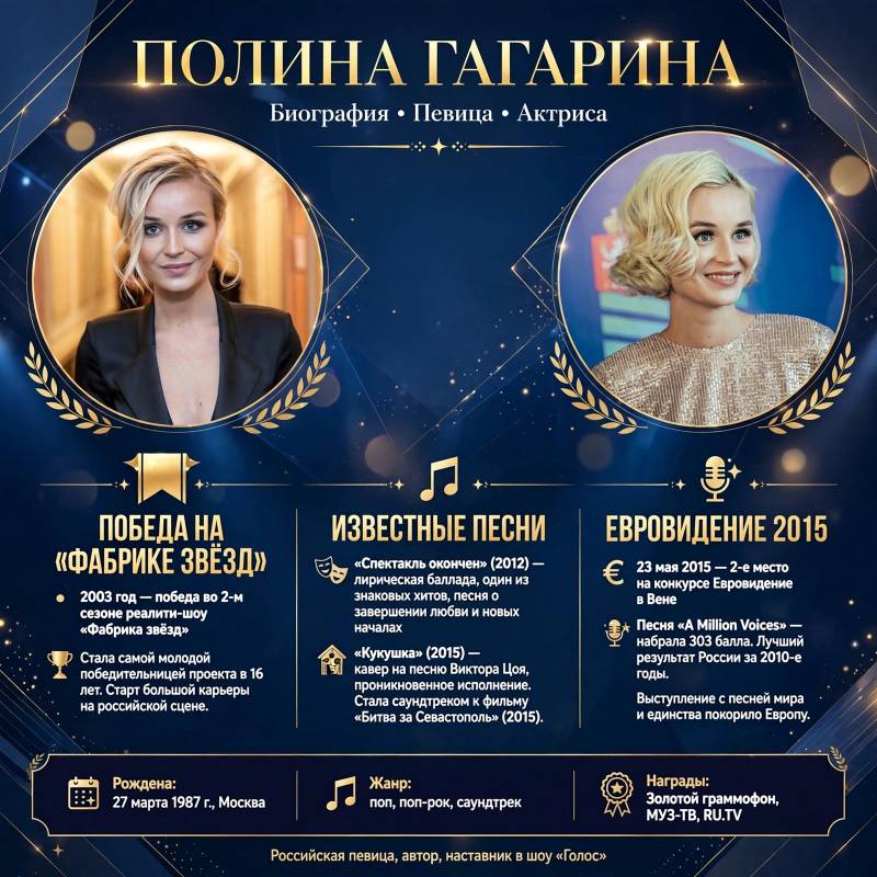 Полина Гагарина: биография, песни и достижения