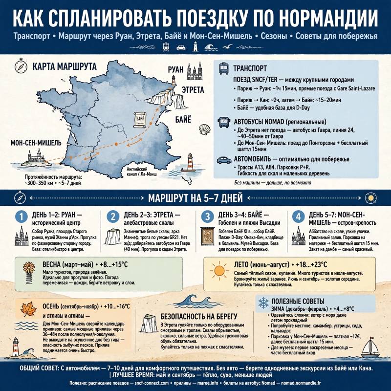 Путеводитель по Нормандии: как спланировать поездку и что увидеть